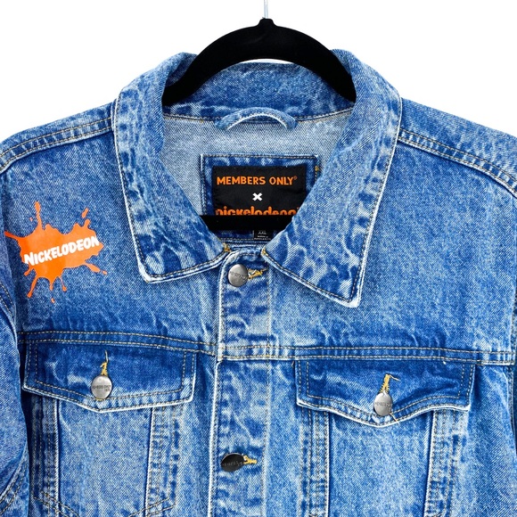 MEMBERS ONLY x NICKELODEON Denim Trucker Jacket - Picture 5 of 12
